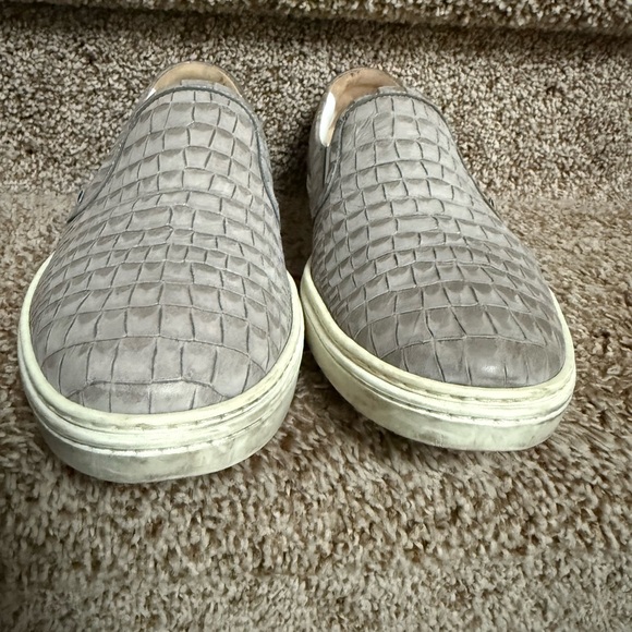 Jimmy Choo Men’s Croc-Embossed Gray Loafers main image 10